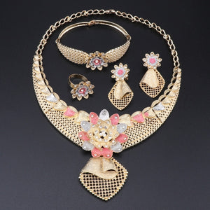 Dubai Gold Color Jewelry Set