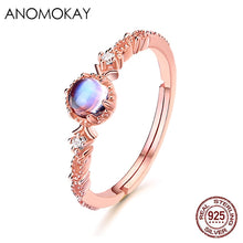Load image into Gallery viewer, Anomokay Rose Quartz Sterling Silver Ring

